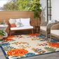 Nourison Aloha ALH32 5"3" x 7"5" Multicolor Indoor/Outdoor Area Rug, , large
