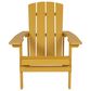 Flash Furniture Charlestown Adirondack Chair in Yellow, , large