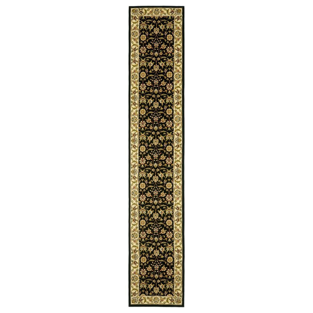 Safavieh Lyndhurst LNH316 2"3" x 14" Black and Ivory Runner, , large