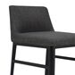 Moe"s Home Collection Baron Counter Stool in Charcoal Grey, , large