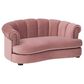 Jennifer Taylor Home Halle 35.5" Rolled-Arm Dog Bed with Channel-Tufted Back in Ash Rose Pink, , large