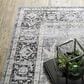 Oriental Weavers Charleston Distressed 3"6" x 5"6" Charcoal Area Rug, , large