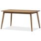 Baxton Studio Edna Dining Table in Light Brown - Table Only, , large