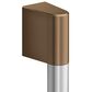 Fisher & Paykel 36" Professional Round Flush Handle Kit for Integrated Refrigerator Freezer in Stainless Steel and Dark Copper, , large