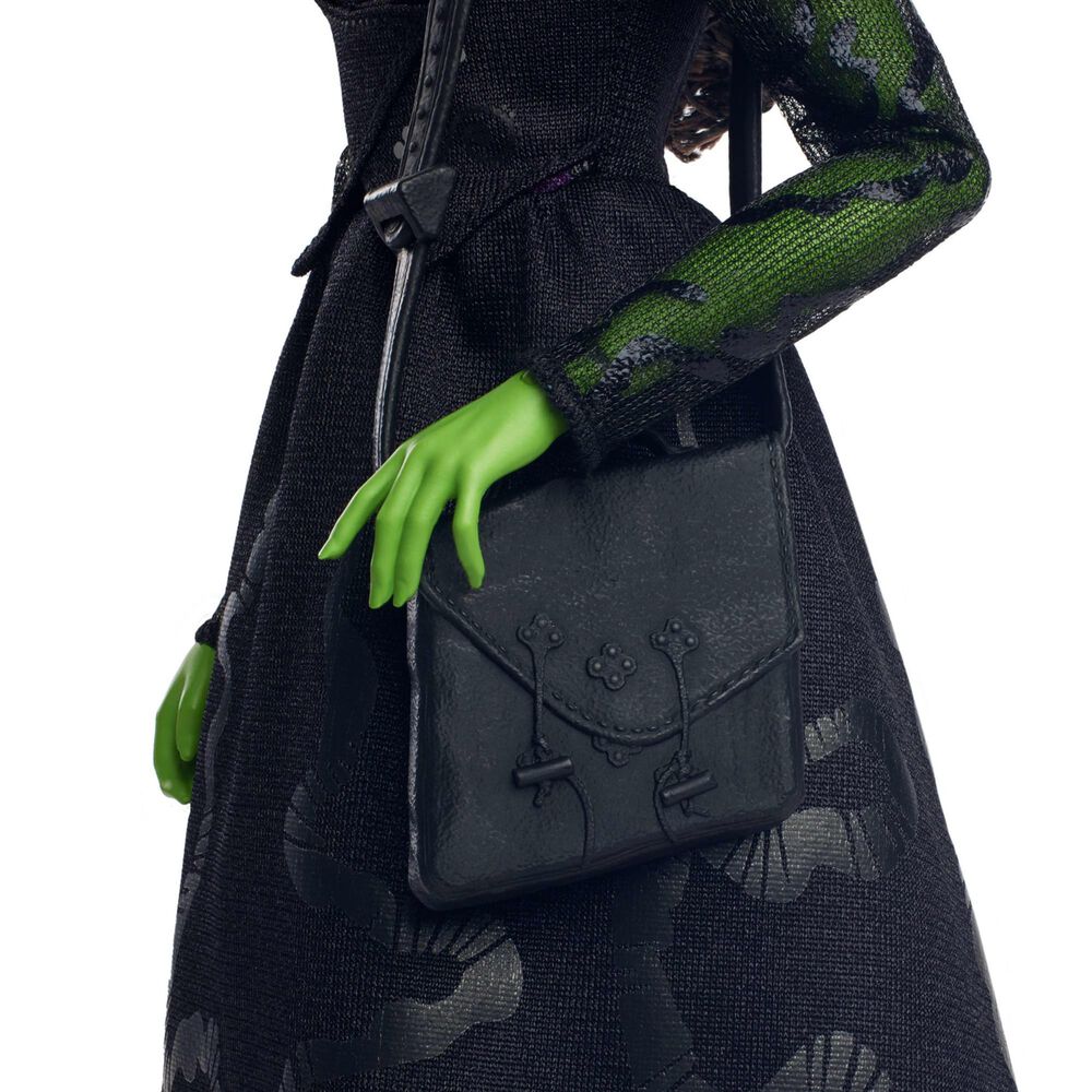 Barbie Elphaba Fashion Doll with Accessories in Green and Black, , large
