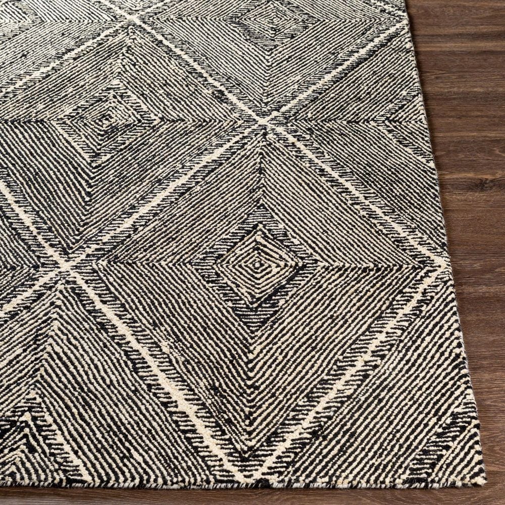 Surya Maroc MAR-2322  8&#39; x 10&#39; Black and Beige Area Rug, , large