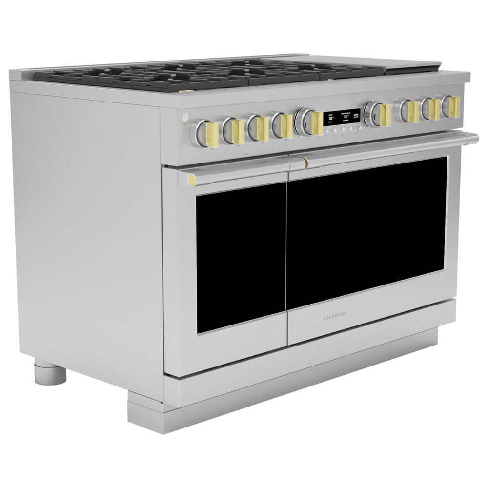 Monogram 48&quot; All Gas Professional Range with 6 Burners and Griddle in Stainless Steel, , large