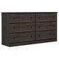 Lemoore Essential 59" 6-Drawer Dresser in Grey Walnut, , large