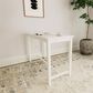 Linon Home Decor Claridge Counter Height Pub Table in Bright White - Table Only, , large