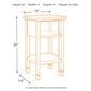 Ashley Marnville Accent Table in Dark Brown, , large