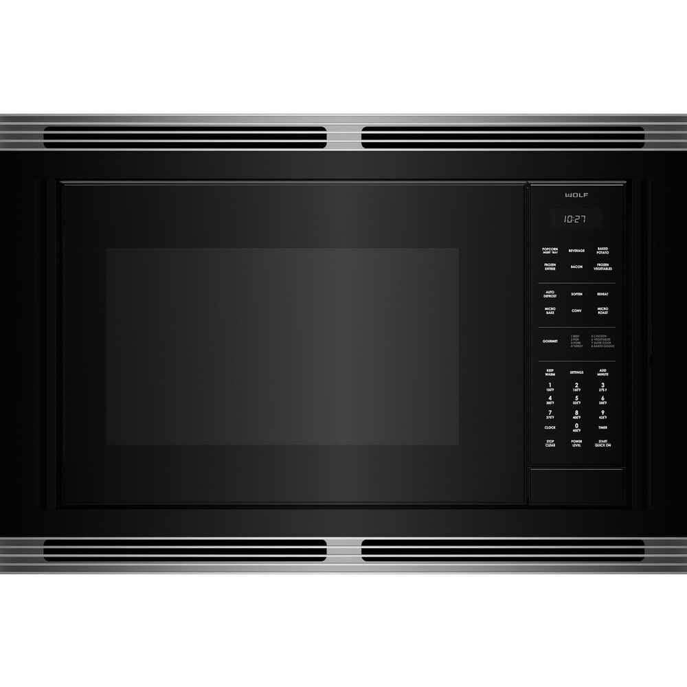 Wolf Appliances 30" E Series Microwave Trim Kit in Stainless Steel, , large