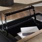 Ashley Rylandyn Lift-Top Coffee Table in Matte Black and Light Brown, , large