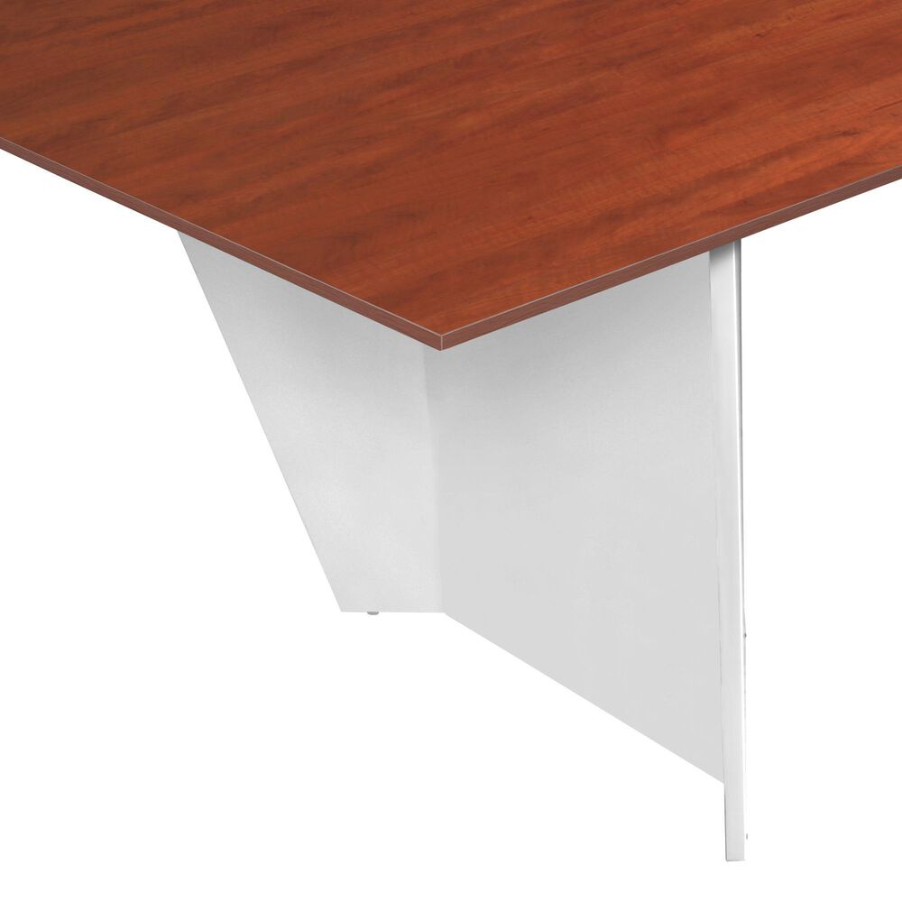 Regency Global Sourcing Array 96" Conference Table in White and Cherry, , large