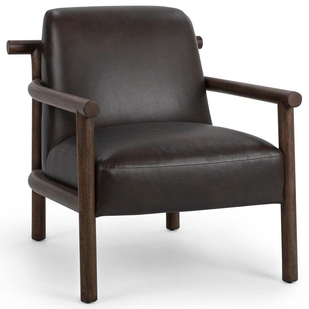 Classic Home Azoria Accent Chair in Dark Roast, , large