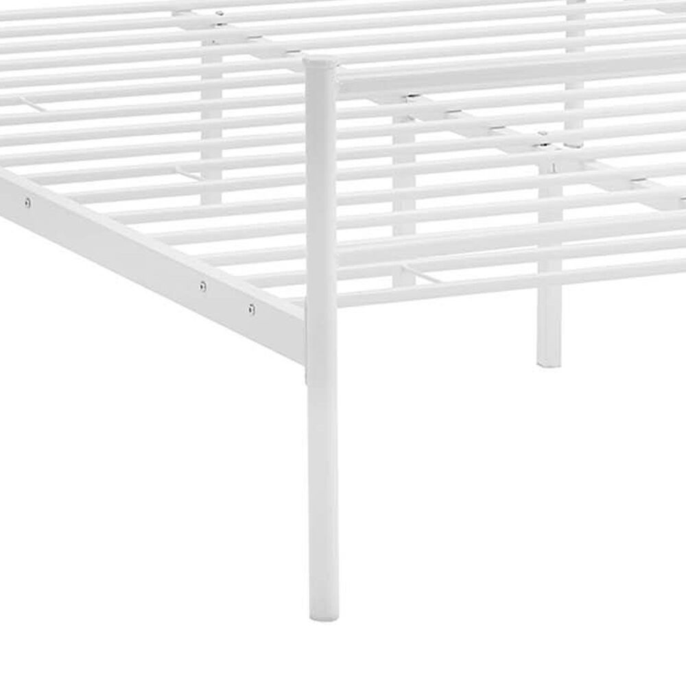 Modway Alina Queen Platform Bed Frame in White, , large