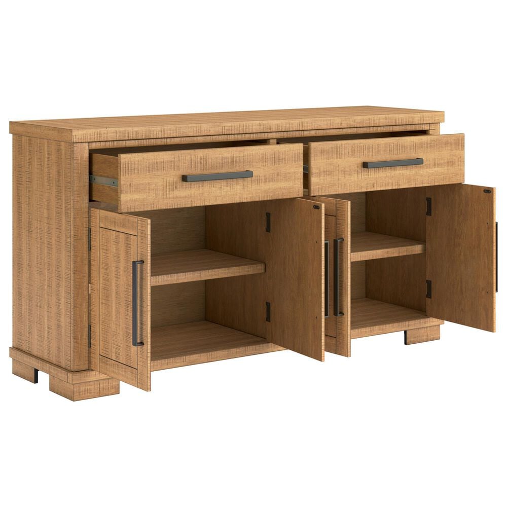 Signature Design Havonplane Dining Server in Distressed Light Brown, , large