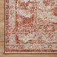 Loloi II Odette 4" x 6" Rust and Ivory Area Rug, , large
