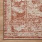 Loloi II Odette 4" x 6" Rust and Ivory Area Rug, , large