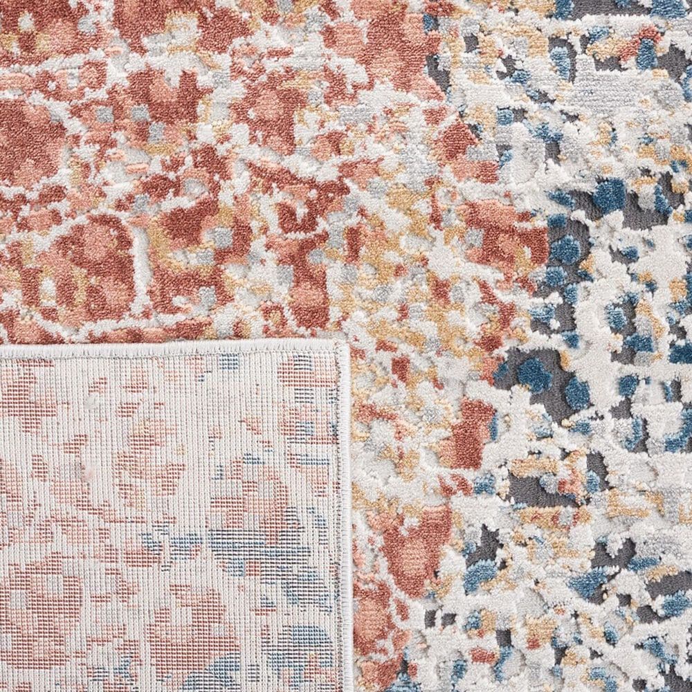 Safavieh Invista 8&#39; x 10&#39; Navy and Rust Area Rug, , large