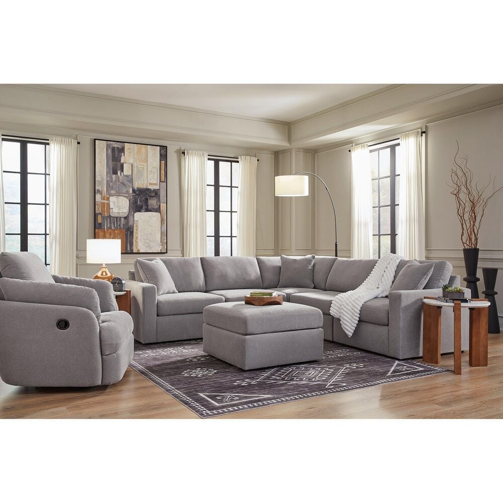 Ashley Modmax 5-Piece Sectional in Granite, , large