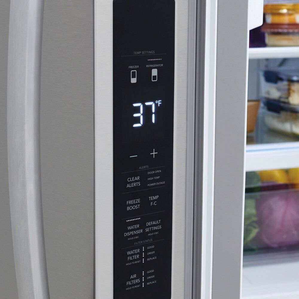 Frigidaire 28.8 Cu. Ft. Arch Handle French Door Refrigerator in Stainless Steel, , large