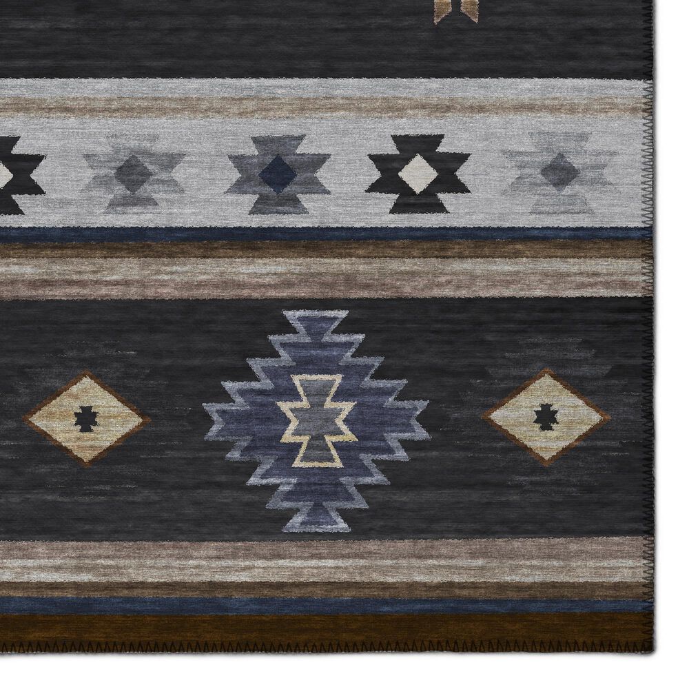 Dalyn Rug Company Phoenix PH4 2&#39;6&quot; x 3&#39;10&quot; Black Indoor/Outdoor Area Rug, , large