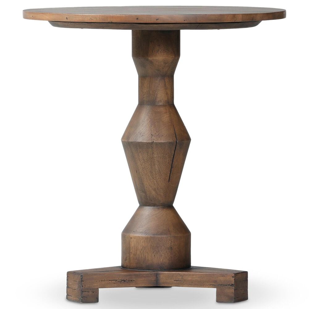 Four Hands Rivi Large End Table in Aged Belgium Bleach, , large