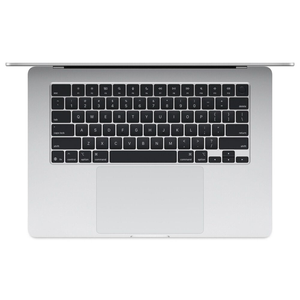 Apple MacBook Air 15.3&quot; Laptop - Apple M4 chip 10-core CPU - 16GB RAM - 10 Core GPU - 256GB SSD in Silver with 3-Year AppleCare+, , large