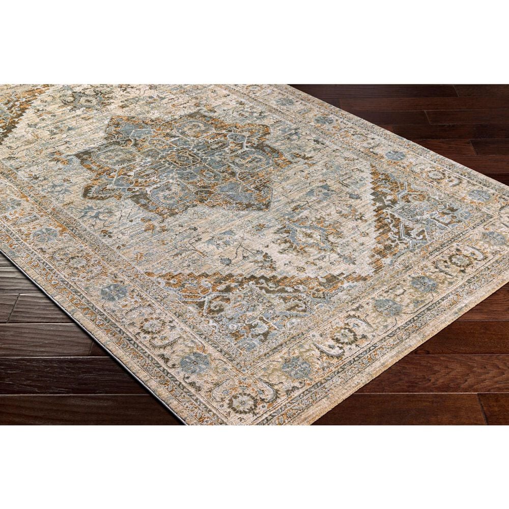 Surya Brunswick 12&#39; x 15&#39; Dusty Sage, Charcoal, Olive, Light Gray, Taupe, White, Teal and Light Beige Area Rug, , large