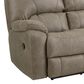 HomeStretch Sapphire Manual Reclining Rocking Sofa with Scoop Seat in Canyon Fog, , large