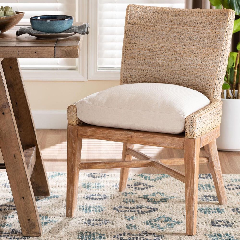 Baxton Studio Ridley Side Chair in White Wash, , large