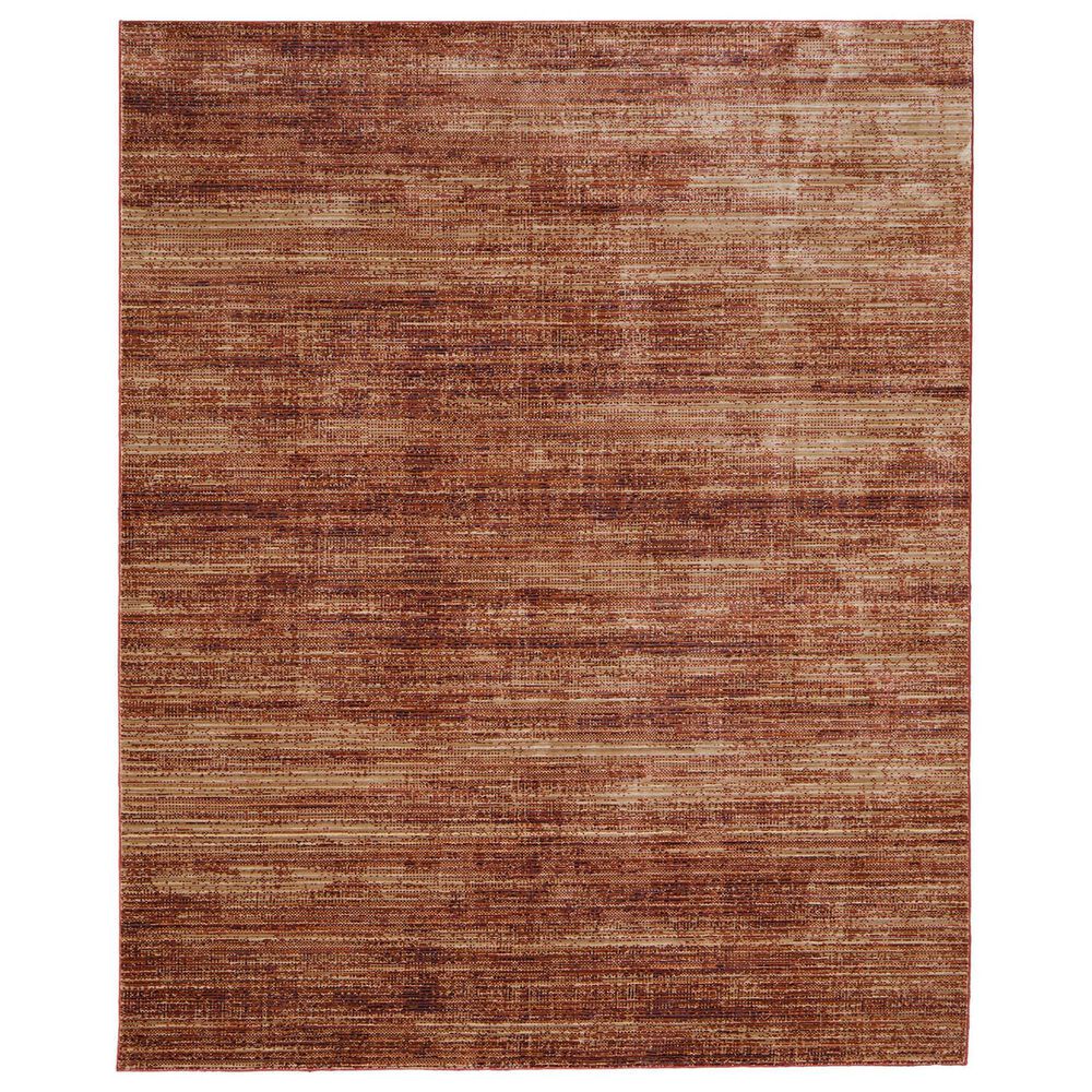 Feizy Deja 9" x 12"8" Terracotta Area Rug, , large