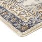 Amer Rugs Jordan 6"7" x 9" Ivory and Charcoal Area Rug, , large