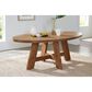 Forma & Co Boho Dining Table, 4 Dining Chairs and Bench in Prairie Oak Finish, , large