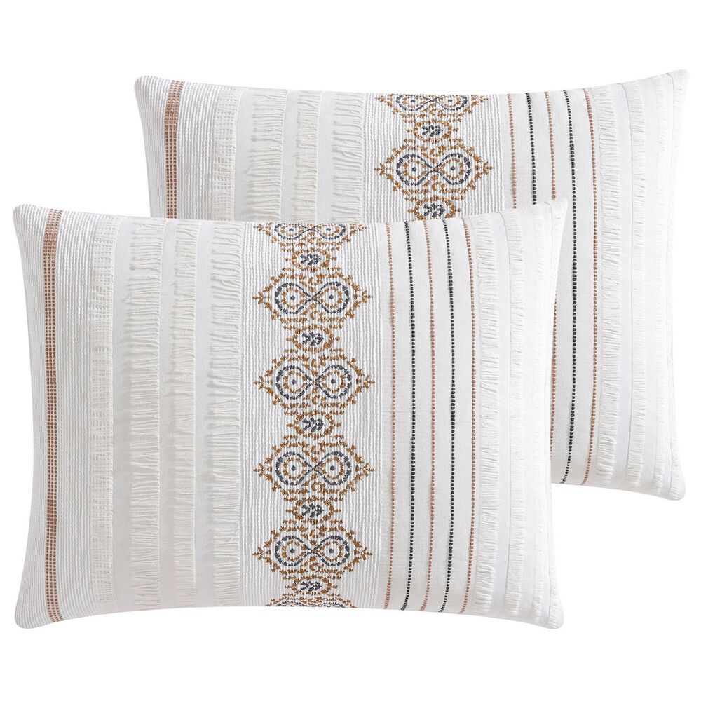 Hallmart Collectibles Arden 5-Piece King Comforter Set in Cream, Spice and Grey, , large
