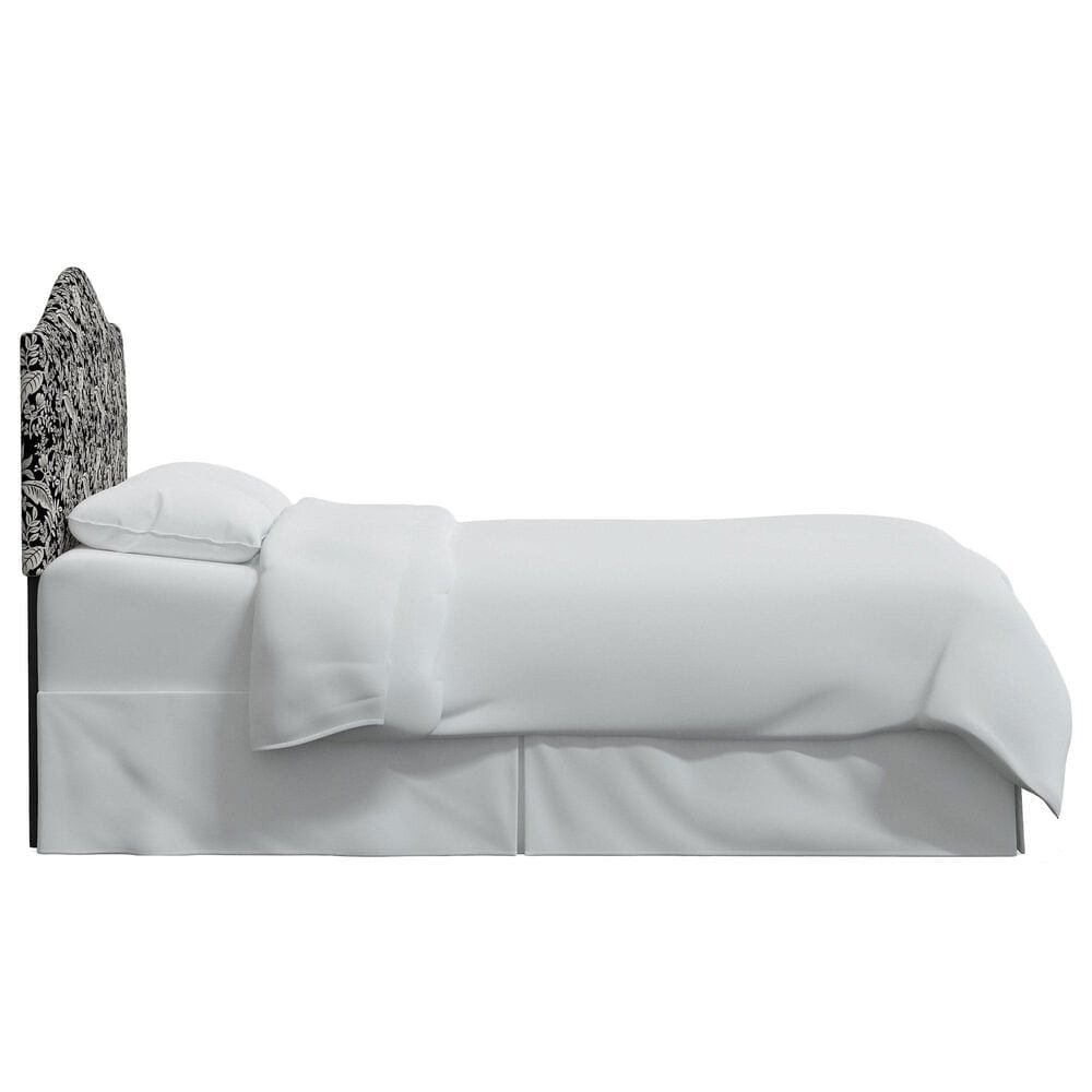 Rifle Paper Co Crafted by Cloth &amp; Company Mayfair Twin Headboard in Canopy Black/Cream, , large