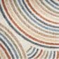 Nourison Astra Machine Washable 9" x 12" Ivory and Multicolor Area Rug, , large