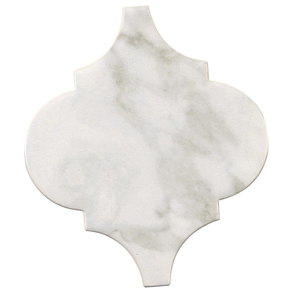 Marazzi Marble Obsession  5" x 6" Porcelain Tile in Arabescato, , large