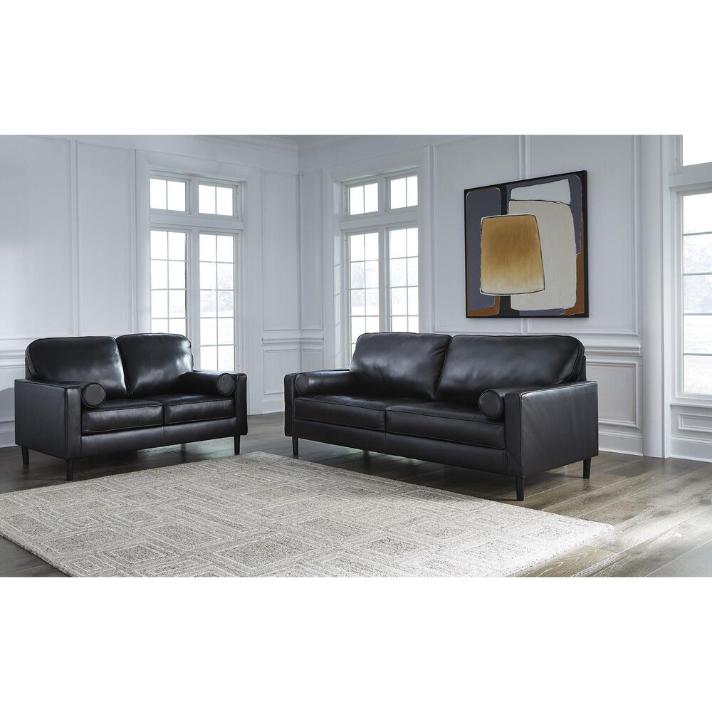 Ashley Bryceview Stationary Loveseat in Onyx, , large