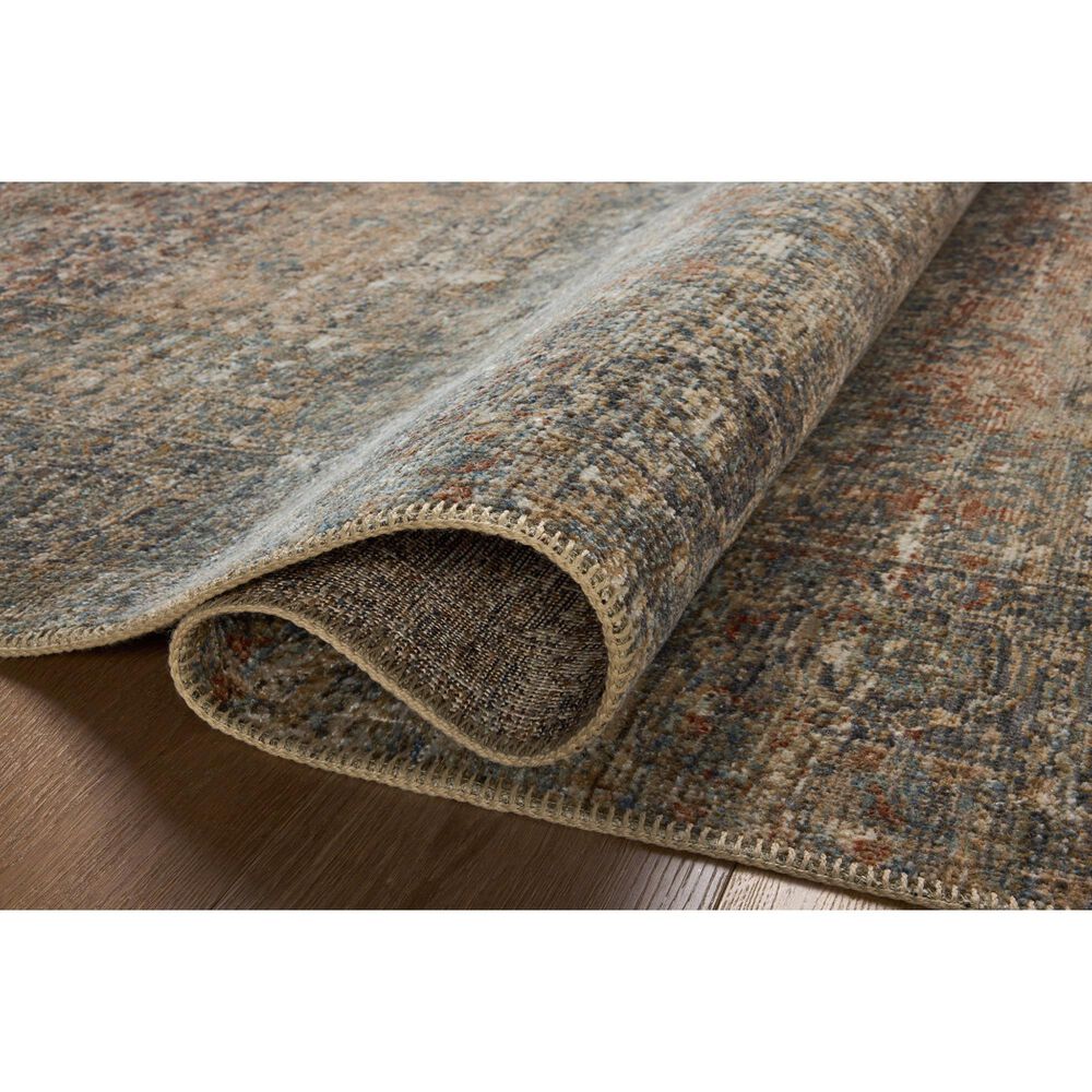 Loloi Heritage 8&#39; x 10&#39; Midnight and Multicolor Area Rug, , large