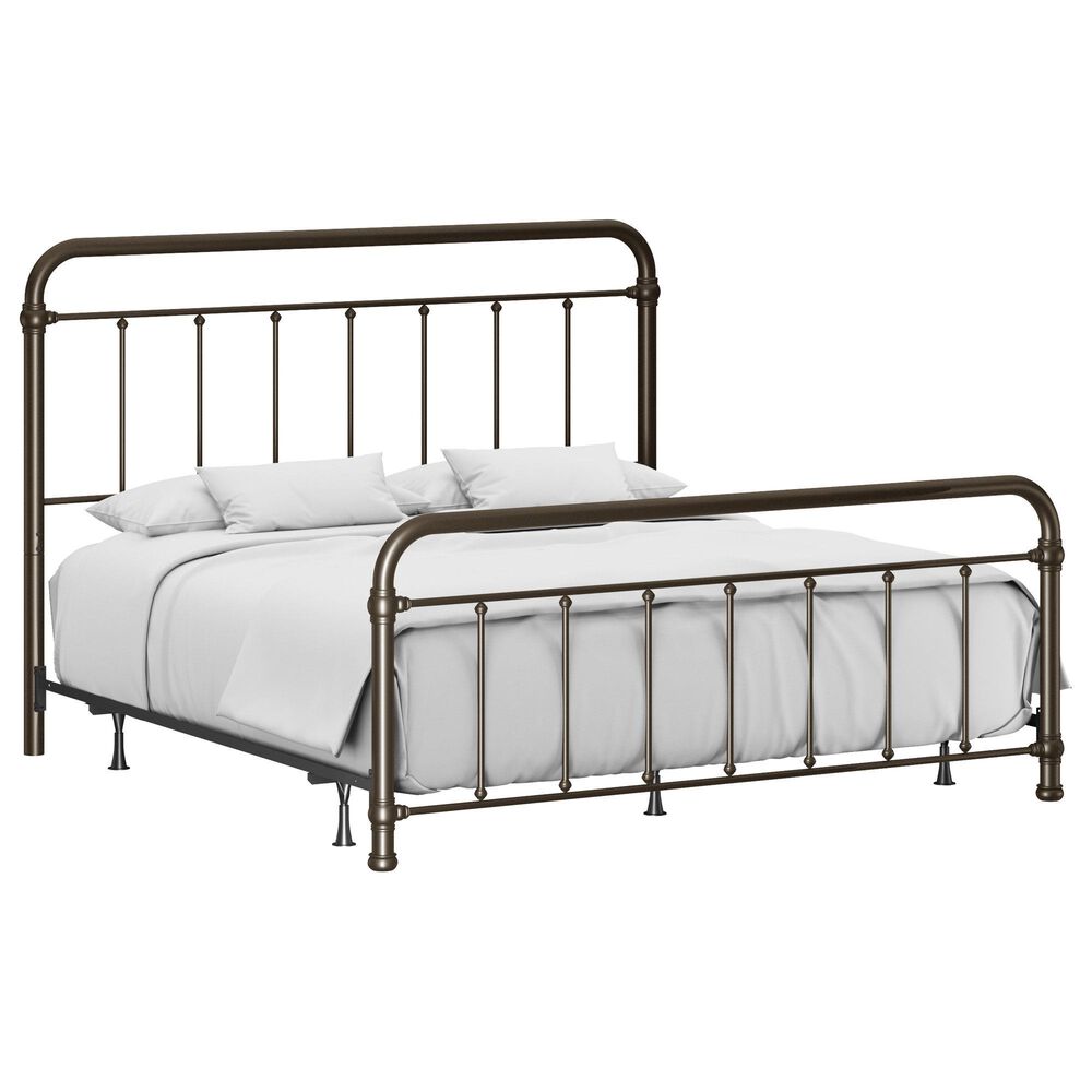 Richlands Furniture Kirkland King Slat Metal Bed in Dark Bronze, , large