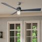 Minka-Aire Nauticus 65" Smart Indoor/Outdoor Ceiling Fan with Distressed Koa Blades in Brushed Nickel Wet, , large
