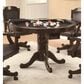 Pacific Landing Turk 5-Piece 3-in-1 Round Game Table Set in Brown Cherry, , large