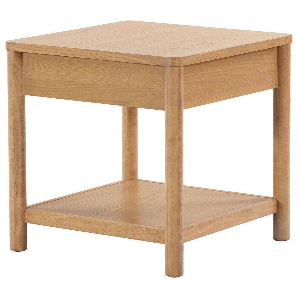Safavieh Jaylessa 1-Drawer End Table in Natural, , large