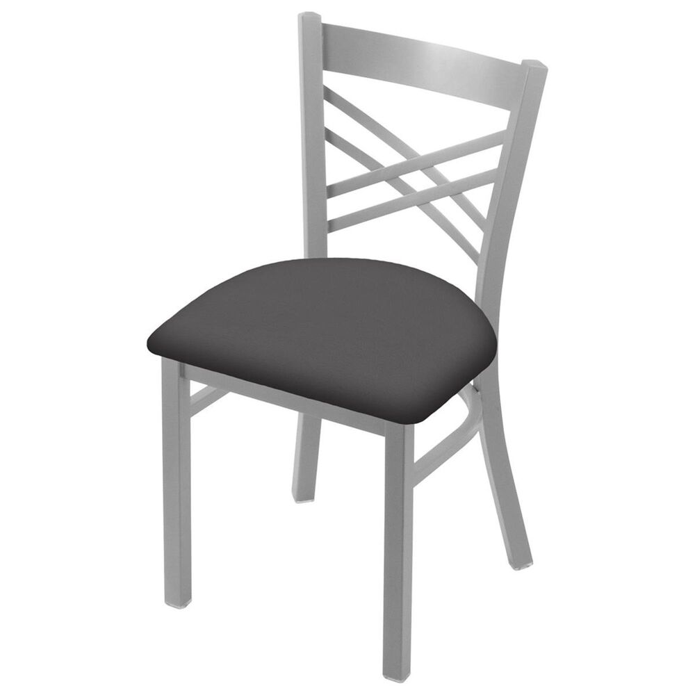 Holland Bar Stool 620 Catalina 18" Chair with Anodized Nickel and Canter Storm Seat, , large