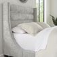 Simeon Collection Jacob King Upholstered Bed in Luxe Light Grey, , large