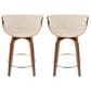 Lumisource Curvo Counter Stool in Cream (Set of 2), , large