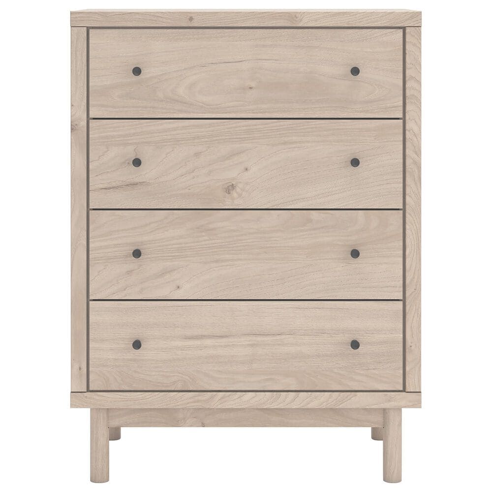 Ashley Arloster 4-Drawer Chest in Tan, , large