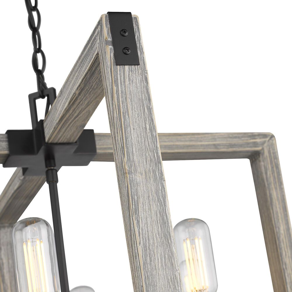 Golden Lighting Lowell 6-Light Chandelier in Matte Black, , large