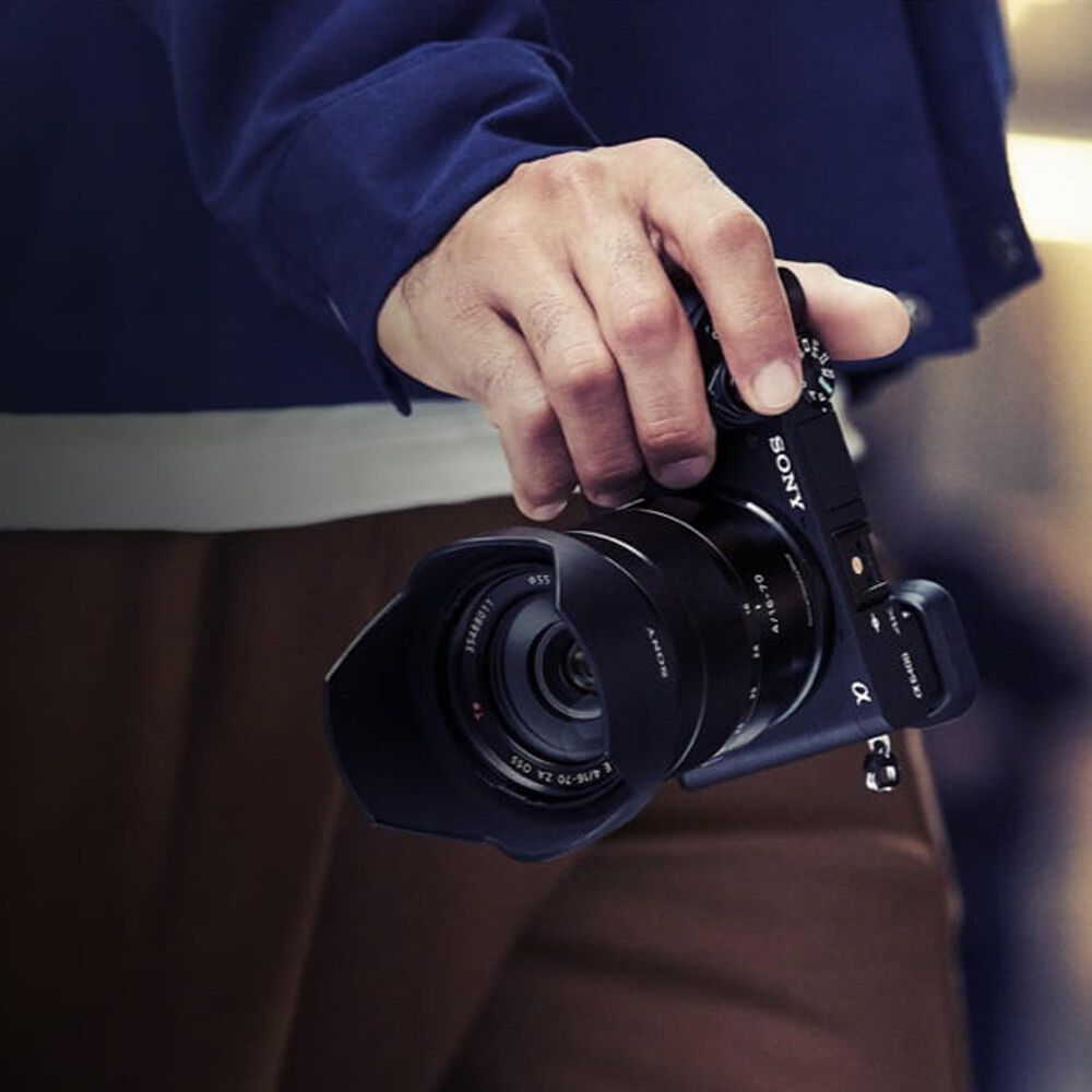 Sony Alpha 6100 Mirrorless Camera with 16-50mm Lens in Black, , large